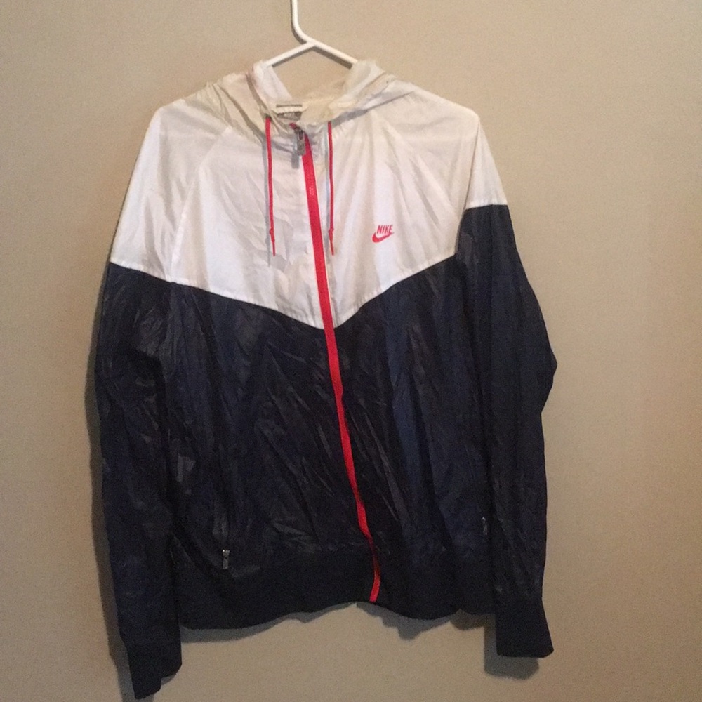 Nike sportswear over coat